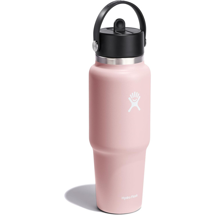 Hydro Flask 32oz Wide Mouth Flex Straw Travel Bottle - Stainless Steel, Vacuum Insulated, Leakproof, BPA-Free