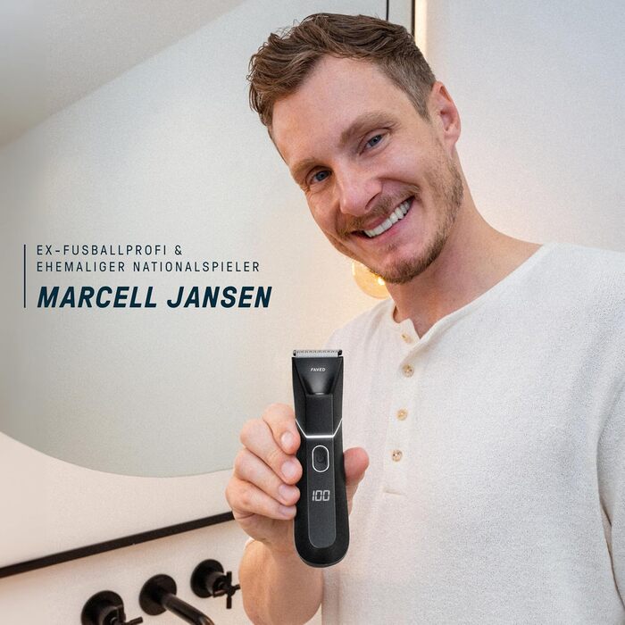 Тілогрумер 2.0: чоловічий триммер для тіла з безпечною клинком, 120 хв роботи, водонепроникний, LED-підсвітка, режим Beast, з Німеччини