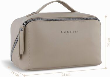 Жіноча косметичка Bugatti Almata для макіяжу та подорожей, велика сумка-органайзер, колір Sand