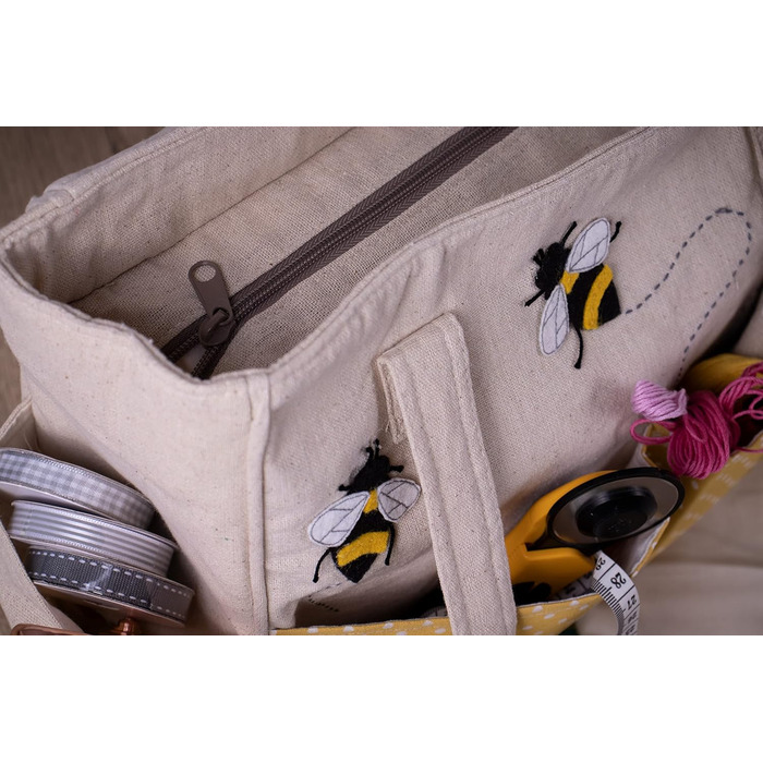 Crafting Kit, Cotton, Bee, 13 x 36 x 31cm