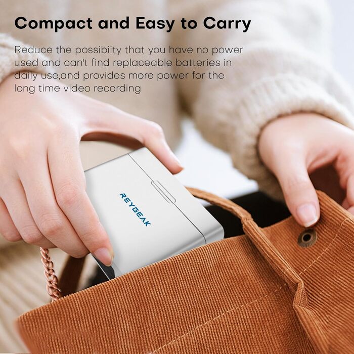 Акумулятор та зарядний пристрій для DJI Osmo Action 5 Pro/4/3: 2 шт. акумулятори, швидка зарядка PD, 2100 mAh