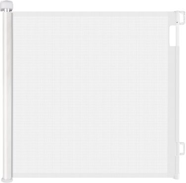 Зсувна захисна сітка для дитячих воріт та домашніх тварин, 55 см, 83 см, біла