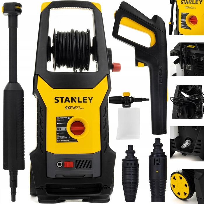 Мийка високого тиску Stanley 2200 Вт 240 бар, шланг 8 м