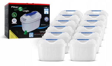 Набір фільтрів для води FilterLogic FL-402 для глечиків Brita, Dafi, Aquaphor, 12 шт.