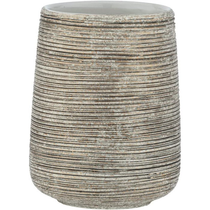 Дозатор для рідкого мила та лосьйону WENKO Fedio з кераміки, 400 мл, ручна розпис, Ø 8,5 x 17 см