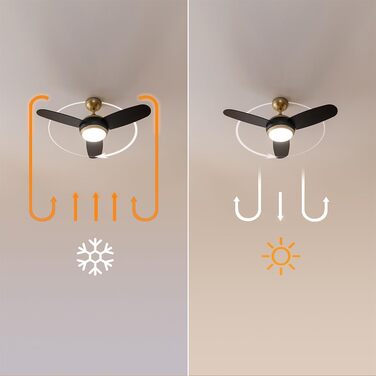 Стельовий вентилятор Cecotec EnergySilence Aero 4265 GoldBlack з LED підсвіткою 18W, діаметр 107 см (42 дюйми), пульт, таймер, 3 швидкості