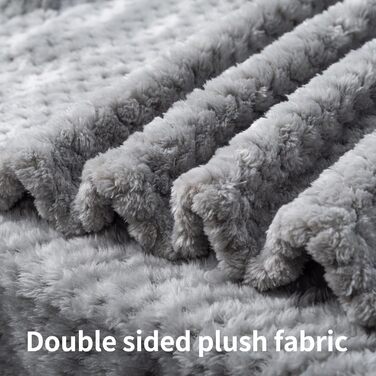 Двошарові ковдри для собак та котів SLSON, 70x100 см (сірий та білий)