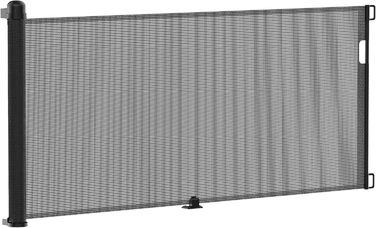 Захист для воріт/сходи NAIZY Rollo - сітка-рольо для дітей та тварин, 300 см, чорний