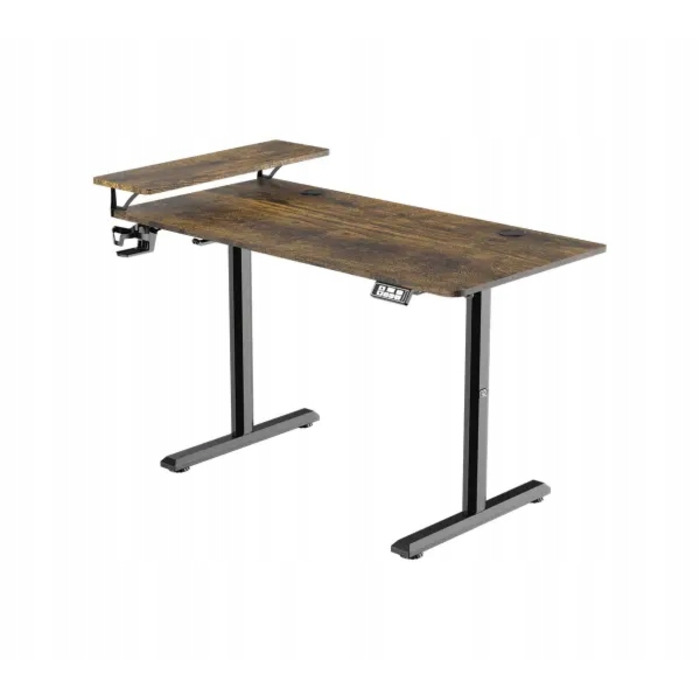 Ігровий стіл Ultradesk HIGHLANDER 120 см, з регулюванням висоти, коричневий