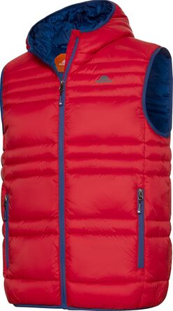 Чоловіча степкова жилетка NORDCAP, легка, тепла та вітронепроникна, спортивна жилетка з капюшоном та кишенями на блискавці, розмір M-3 (L, Червоний)