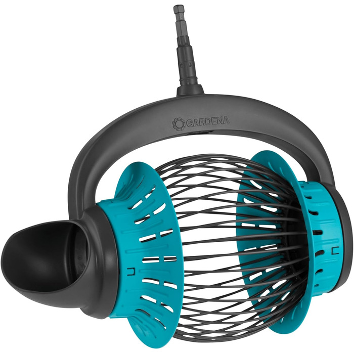 Gardena combisystem Reel Collector: The fruit collector for comfortable picking without bending, suitable for fruits and nuts, comfortable emptying, compatible with Gardena combisystem handles (3108-20)