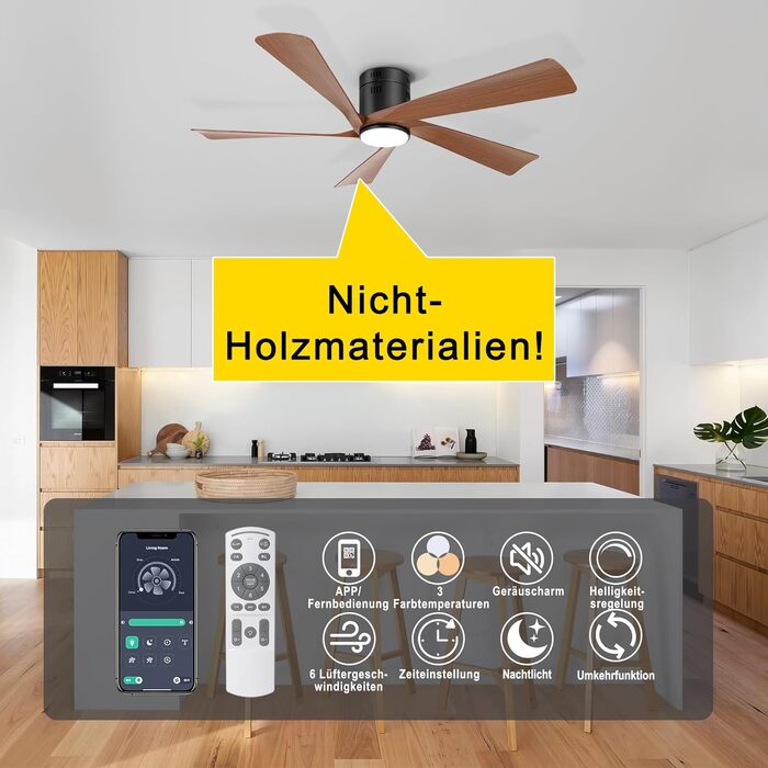 Вентилятор стельовий Ohniyou 52