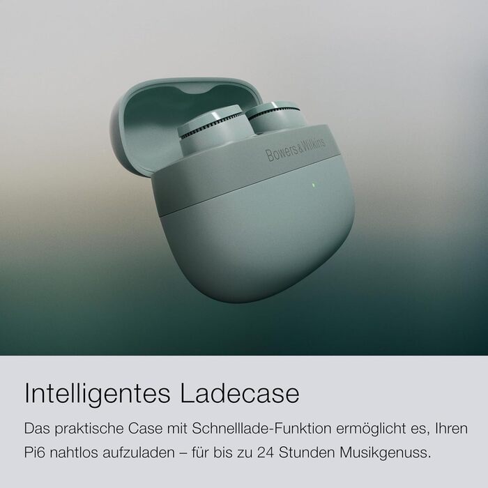 Навушники Bowers & Wilkins Px7 S2e з активним шумозаглушенням, бездротові, Qualcomm aptX™ Adaptive, швидка зарядка, 30 годин роботи, 6 мікрофонів - колір Океан (Сірий)