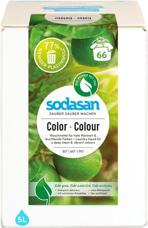 Рідкий засіб для прання кольорових речей Colour Laundry Liquid, аромат лайма, 151.52 мл (набір 66 шт)