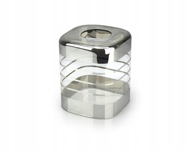 Настінний світильник-бра чорний матовий зі скляним плафоном