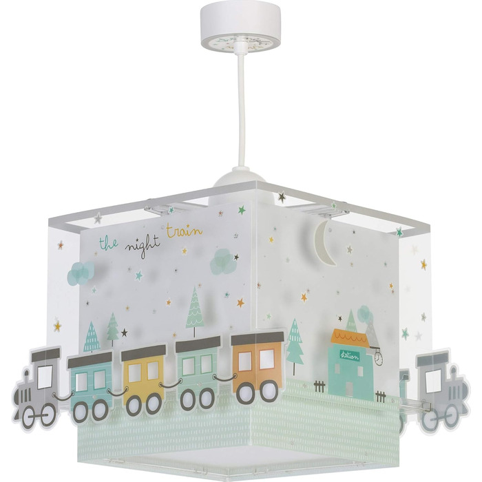 Dalber children's lamp pendant light hanging lamp pull colors train The Night Train colorful
