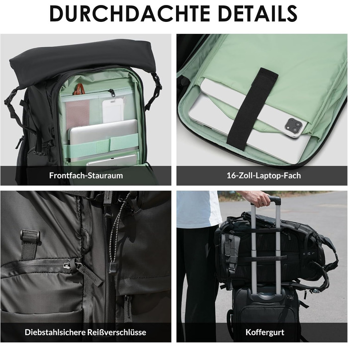 Рюкзак для фотоапарата TARION: водонепроникний, 35L, з відділенням для 16