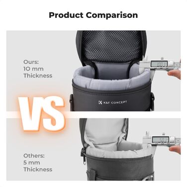 Чохол для об'єктива K&F Concept, водонепроникний, захисний, для DSLR/SLR об'єктивів