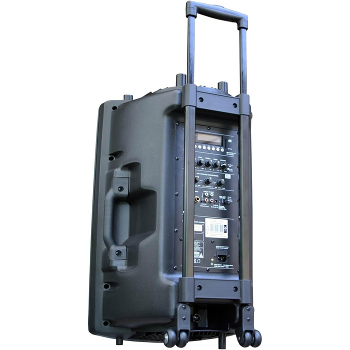 E-Lektron EL38-M MK-III: Портативна акустична система 900W з Bluetooth, MP3, USB, SD, FM, 2 мікрофонами та пультом - Звукове обладнання для вечірок та заходів