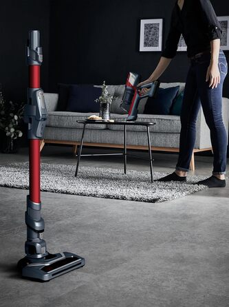 Rowenta RH6471 X-Pert 6.60 Cordless Stick Vacuum | Lightweight | Pet Accessories | LED Display | Flex Joint | 100W | Removable Battery | All Floor Types | Up to 45 Min. Runtime | 2-in-1 Wall Mount | Pet Hair | Flex Joint