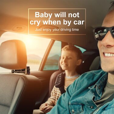 Автотримач для Nintendo Switch/Switch OLED - універсальний, регульований, для авто (4'-11'), чорний