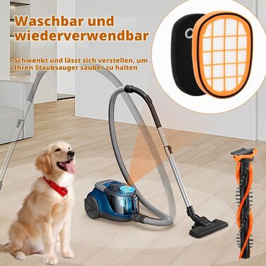 Набір фільтрів для пилососа Philips SpeedPro Max (6 шт.) — смінні фільтри для моделей FC6812, FC6813, FC6822, FC6823, FC6826, FC6723, XC7042, XC8045, XC8147