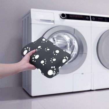 М'яка флісова підстилка для собак і котів Nobleza, 75x75 см (120x100), чорна