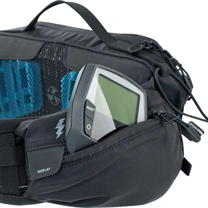 EVOC Hip Pack Pro E-Ride: нагрудник для електровелосипеда (3л, AIRFLOW, Airo Flex, Ventі Flap, тримач для пляшки)
