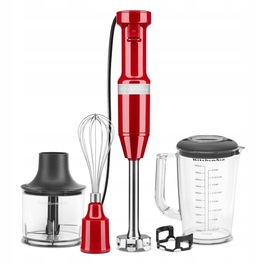Ручний блендер KitchenAid 5KHBV83, 180 Вт, червоний