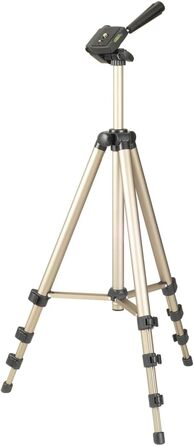 Легкий штатив-тринога Hama Star 05 106-3D з 3-позиційною головкою, розкладна висота 42-125 см, колір шампань