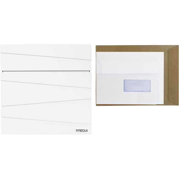 Поштовий ящик ARREGUI Armor E6905 антрацит, сталь, для газет, DIN A4, настінний, з захисним клапаном