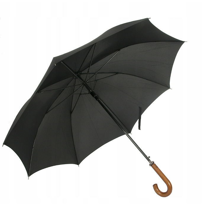Автоматична парасолька F.P.Parasol, велика (XL), чорна, з чохлом