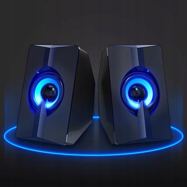 Комп'ютерні колонки 2.0 з LED-підсвіткою