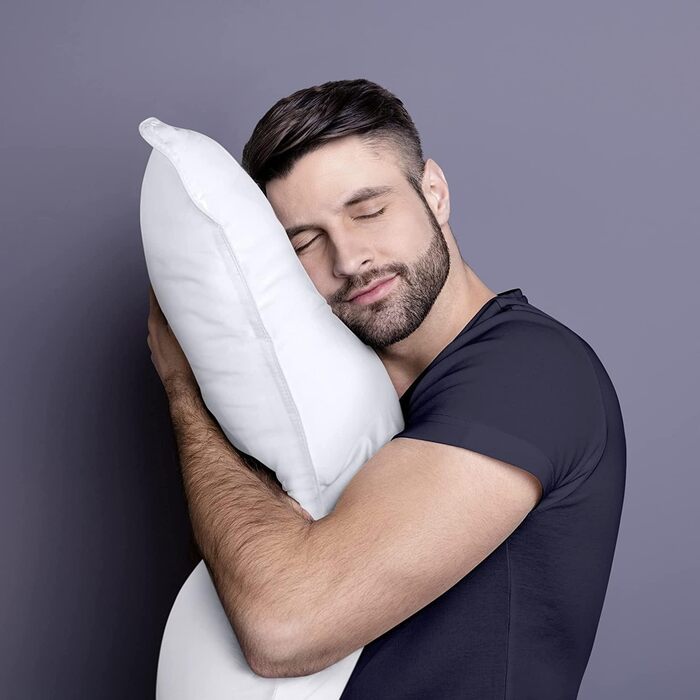 Utopia Bedding Pillow Set (2-Pack), 40 x 80 cm Sleeping Pillow, Breathable and Soft Pillow (White) 40x80 cm (2 Pack) White 2