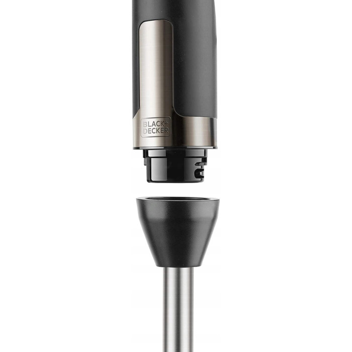 Ручний блендер Black+Decker BXHBA1500E, 1500 Вт, чорний