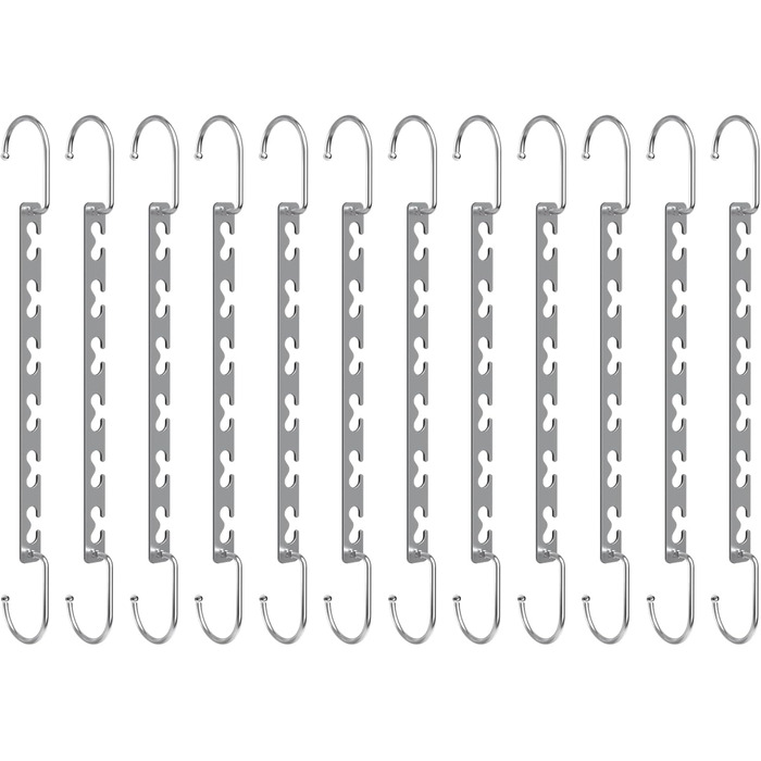 Плечики для одягу Sindax: економія місця, антиковзаючі, металеві, 6 шт.