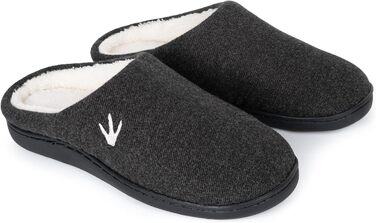 Теплі домашні тапочки для жінок та чоловіків з антиковзкою підошвою – Утеплені зимові пантофлі | Memory Foam HOD06 40/41 EU Чорні