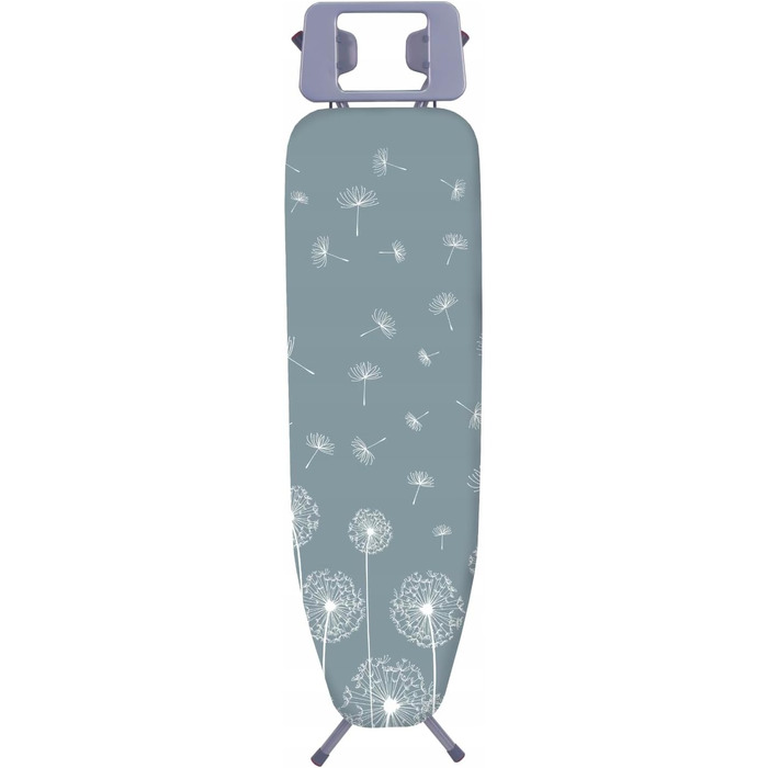 Складане прасувальне щитове поле Basic, 114x34 см з металевою сіткою, прасувальний стіл з підкладкою з 5 мм пінопласту та полицею для праски, прасувальне щитове поле з антиковзними ніжками