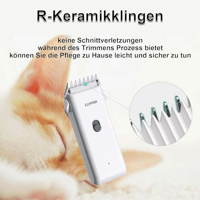 Професійна машинка для стрижки собак та котів, тиха, з керамічним лезом, електрична, водонепроникна (IPX7), зелена (Стандартний набір)