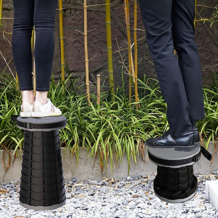 Складаний туристичний стілець-табурет, сірий. Максимальне навантаження 200 кг. Ідеально для кемпінгу, риболовлі, пікніків та подорожей. З сумкою для перенесення.