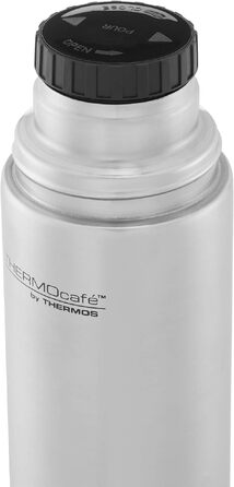 Термос Thermos Thermocafé з нержавіючої сталі, ізоляційна пляшка для напоїв, 0,5 л