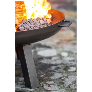 Садове вогнище CookKing зі сталі, 100 см, з кришкою