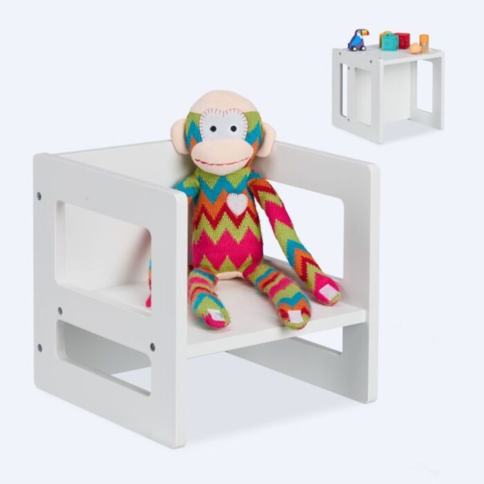 Двосторонній табурет Relaxdays Ottoman для дітей