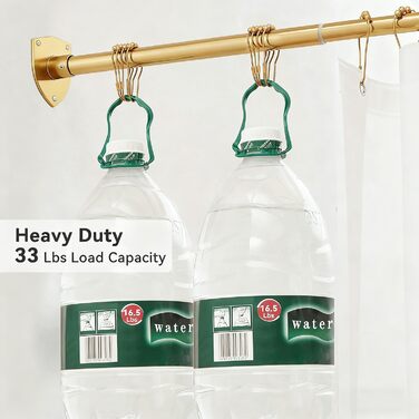 Штанга для душу L-подібної форми, регульована, з кріпленням для гардини та опорою для верхньої частини, для ванни/ванної кімнати, монтаж на свердління (Золото, 100-175см x 140-214см)