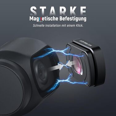 NEEWER Набір фільтрів ND для DJI Osmo Pocket 3: ND2-32, CPL, 0.72x, 112° Ширококутний об'єктив, 2 захисні плівки