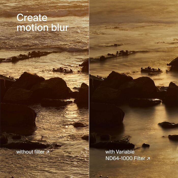 Фільтр ND64-1000 (6-10 стопів) Urth 62mm Variabler ND Filter Plus+