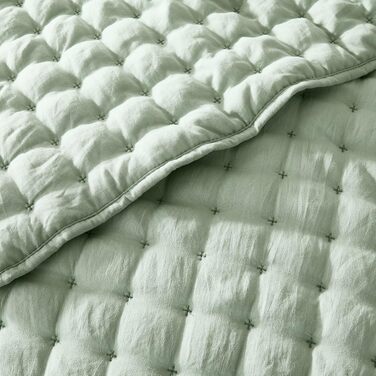 Комплект постільної білизни WDCOZY King-Size сірого кольору (3 шт.) з 2 наволочками, легкий, м'який, для всіх сезонів, 264,2 x 228,6 см