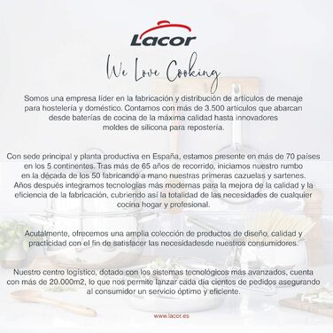 Сито з 4 змінними сітками Lacor, 23 см, для кухні, нержавіюча сталь