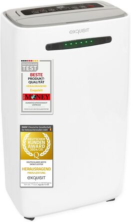 Зволожувач повітря Exquisit LE 2055 - 5.5 л, 400 Вт, 180 м³/год, таймер, захист від дітей, функція авторестарту