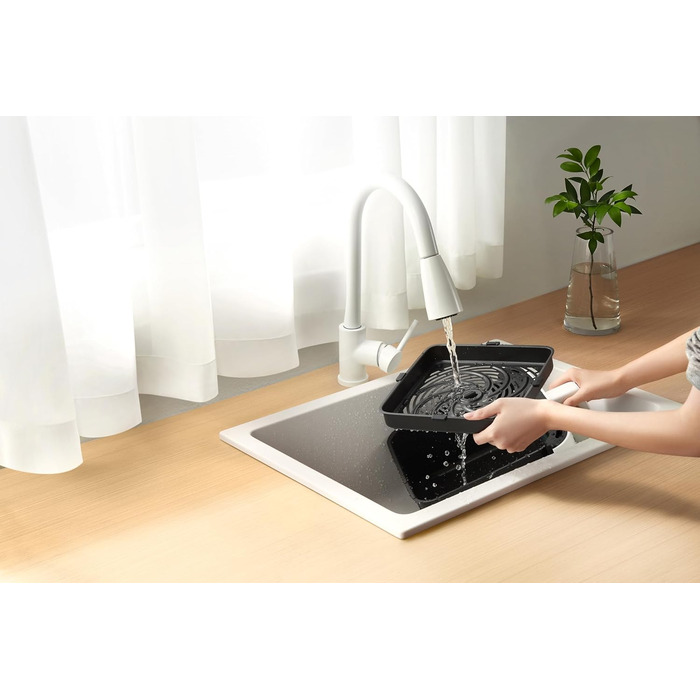 Фритюрниця Xiaomi Smart Air Fryer 5.5 л, біла, розумна електрична мультифункціональна